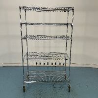 5' Portable Wire Shelving Unit image 2